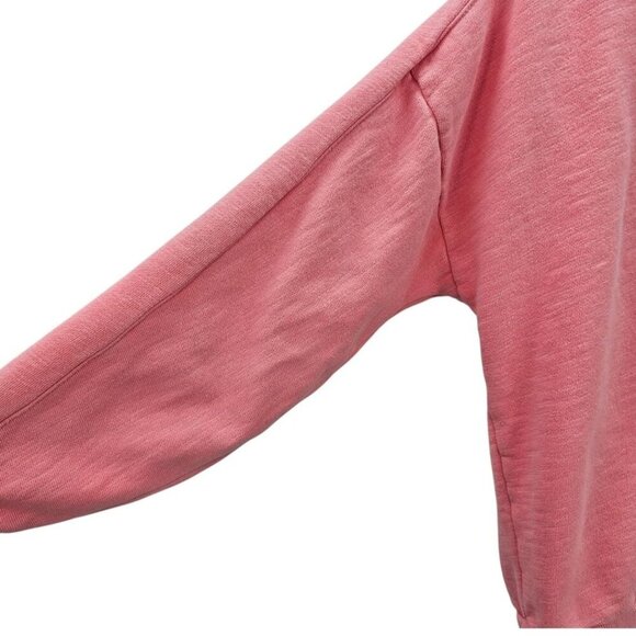 Sweaty Betty Womens M Sweatshirt Essentials French Terry Pullover Calypso Pink‎ - Picture 4 of 7